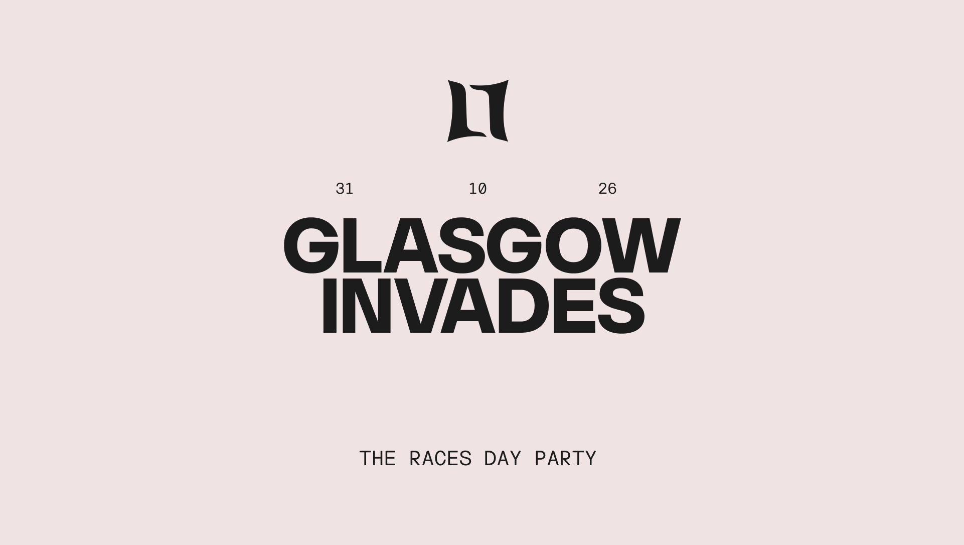 Glasgow INVADES - The Halloween Races Day Party 2026